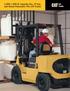 3,000-7,000 lb Capacity Gas, LP Gas, and Diesel Pneumatic Tire Lift Trucks