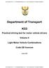 Department of Transport K53