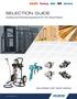 SELECTION GUIDE. Coating And Finishing Equipment For The Wood Market SOLUTIONS FOR YOUR WORLD.