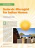 Solar-dc Microgrid for Indian Homes