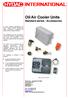 Oil/Air Cooler Units Standard series - Accessories