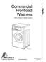 Commercial Frontload Washers