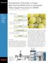 Determination of Pesticides in Grapes, Baby Food and Wheat Flour by Automated Online Sample Preparation LC-MS/MS