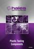 Suppliers to the Tooling & Plastic Industry. Plastic Tooling Components. 2nd Edition