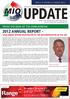 2012 ANNUAL REPORT - year UNDER REVIEW HIGHLIGHTED BY THE IMPLEMENTATION OF THE CPA