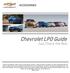 Chevrolet LPO Guide. Just Check the Box.