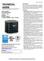 TECHNICAL GUIDE LISTED SPLIT-SYSTEM AIR CONDITIONERS 13 SEER R-22 MODELS: GCGD12 THRU 60 (1 THRU 5 NOMINAL TONS, 1 PHASE) DESCRIPTION FEATURES