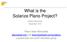 What is the Solarize Plano Project?