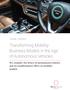 Transforming Mobility: Business Models in the Age of Autonomous Vehicles
