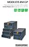 MODULYS RM GP. Rack-mounted modular UPS system. Green Power 2.0 range up to 4 x 25 kw