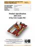 Product Specification SMT1024. PCIe/104 Combi PSU