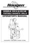 MODELS &10914S PORTABLE MAGNETIC DRILLS OPERATOR S MANUAL FOR USE WITH 12,000-SERIES HOUGEN CUTTERS