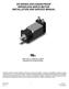 ER SERIES EXPLOSION-PROOF BRUSHLESS SERVO MOTOR INSTALLATION AND SERVICE MANUAL