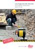 Leica Rugby 810, 820, 830& 840 The toughest construction lasers on site