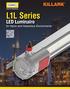L1L Series. LED Luminaire for Harsh and Hazardous Environments