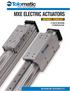 MXE ELECTRIC ACTUATORS