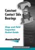 Constant Contact Side Bearings Shop and Field Inspection Pocket Guide