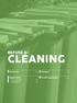 CLEANING REFUSE & REFUSE & CLEANING. Brushware 114 Sweepers 121. Forklift Tipping Bins 122. Rubbish Bins. General Rubbish Wheeled Bins
