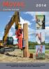 Side-Grip Vibratory Pile Drivers - Soil Drills - Piling Hammer Sheet Piles - Tube Piles - H-Piles - Timber Piles