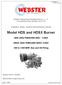 Model HDS and HDSX Burner