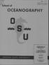 OCEANOGRAPHY. School of OREGON STATE UNIVERSITY. bec t3 196