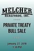 ... Private Treaty Bull Sale ... January 27, :30 PM