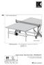 Owners manual Table Tennis Table STOCKHOLM GT USA. Adult Assembly Required. picture similar