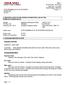 Page: 1 SAFETY DATA SHEET Revision Date: 09/14/2010 Print Date: 12/17/2010 MSDS Number: R Version: 5.1