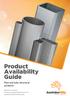 Product Availability Guide. Pipe and tube structural products