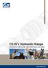 Hydraulics. CEJN s Hydraulic Range. Synonymous with quality, high performance and safety