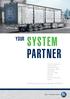PARTNER SYSTEM YOUR. pioneering solutions greater efficiency