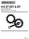 915 ZT EZT & IZT. Service Manual Models , 044, 046, 048, /05 Printed in USA