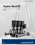 GRUNDFOS DATA BOOKLET. Hydro Multi-E. Booster systems with 2 to 3 CRE pumps 60 Hz