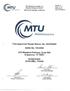 MTU Maintenance Dallas, Inc. Integrated Management System. MM 03D-03 Capability List Manual