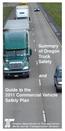 Guide to the 2011 Commercial Vehicle Safety Plan
