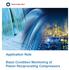 Application Note. Basic Condition Monitoring of Piston Reciprocating Compressors