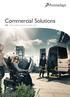 Commercial Solutions 2018 Safe and reliable products for accessible vehicles.