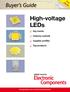 High-voltage LEDs. Key trends. Industry outlook. Supplier profiles. Top products