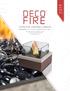 OUTDOOR LIGHTING CATALOG. Bond Manufacturing is pleased to present our newest collection of DecoFire outdoor accessories