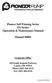 Pioneer Self Priming Series ES Series Operation & Maintenance Manual. Manual #6001