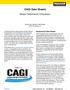 CAGI Data Sheets. Blower Performance Comparison. Stephen Horne, Blowers Product Manager Kaeser Compressors, Inc.