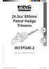 24.5cc 550mm Petrol Hedge Trimmer