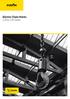 Electric Chain Hoists CLN & CLW Series