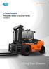 7-Series Forklifts Pneumatic Diesel 10 to 25 ton Series Euro Stage IV Lifting Your Dreams