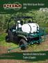 Agricultural & Industrial Sprayers, Utility Vehicle Sprayer Brochure