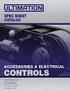 CONTROLS SPEC SHEET CATALOG ACCESSORIES & ELECTRICAL