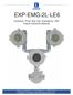 EXP-EMG-2L-LE6. Explosion Proof Bug Eye Emergency LED Fixture Instruction Manual