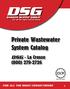 Private Wastewater System Catalog. DSG - La Crosse (800)