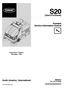 S20 * * (Gas/LPG/Diesel) Sweeper Service Information Manual. North America / International Rev. 00 ( )