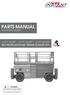 PARTS MANUAL JCPT1223RT / JCPT1523RT / JCPT1823RT SELF-PROPELLED ROUGH-TERRAIN SCISSOR LIFTS FOR OPERATION AND SAFETY WARNING